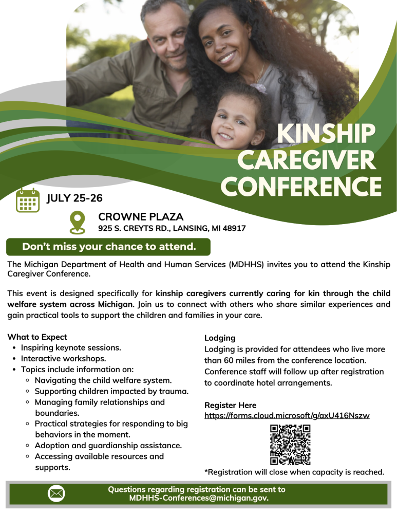 2026 Kinship Caregiver Conference Flyer