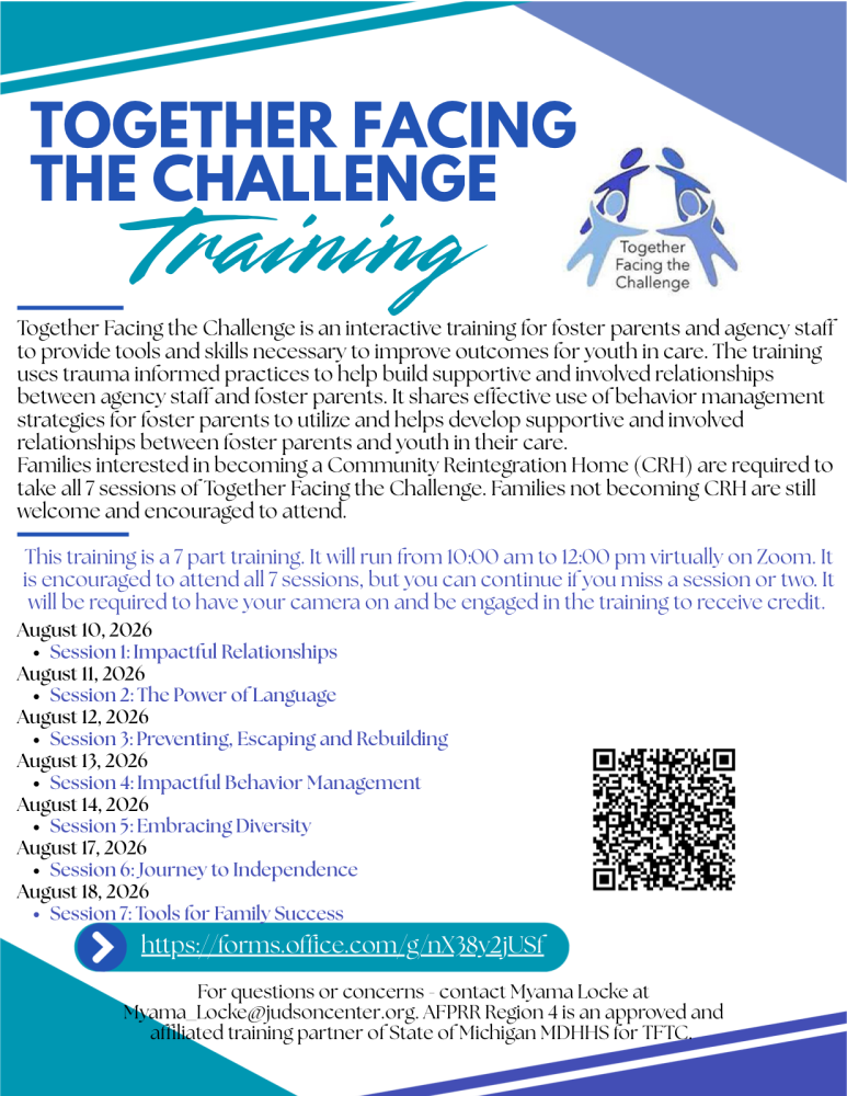 AUG 2026 Together Facing the Challenge Flyer